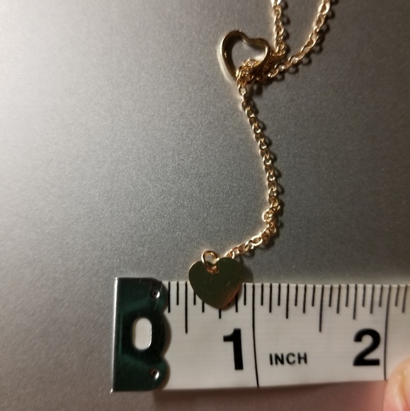 Boho Heart Lariat Necklace - Adjustable Choker - Picture 7 of 7